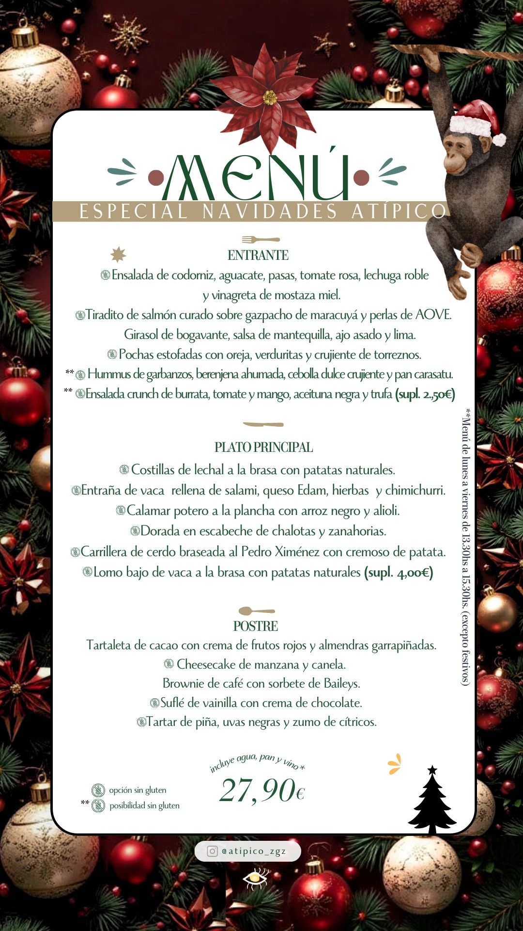 A4 menu (Tu historia)