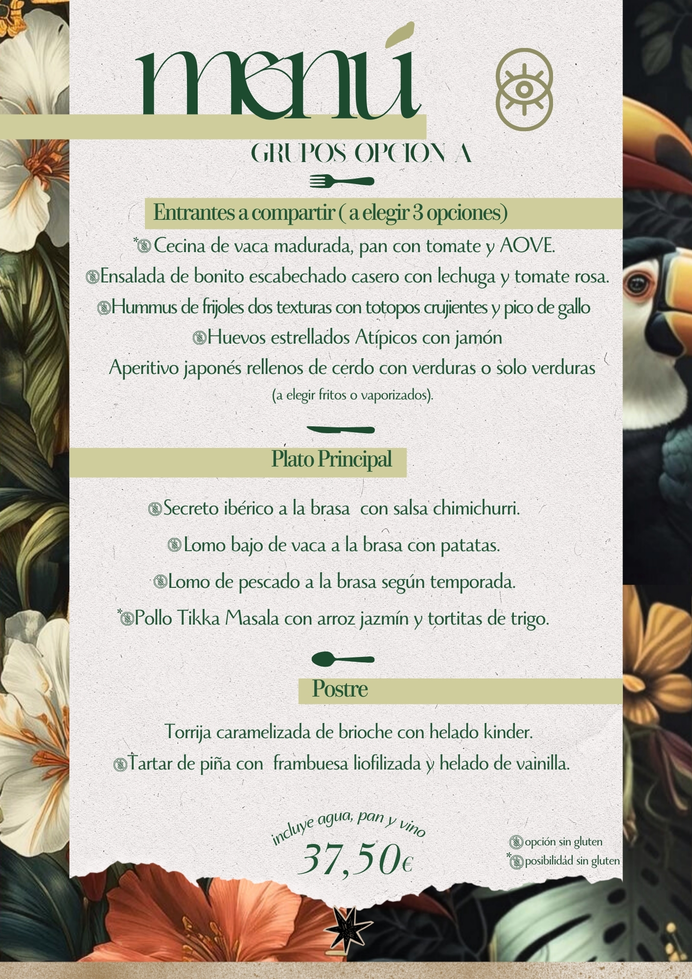 A4 menu - 1
